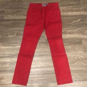 Men’s Levi’s Super Skinny 510 Red Jeans